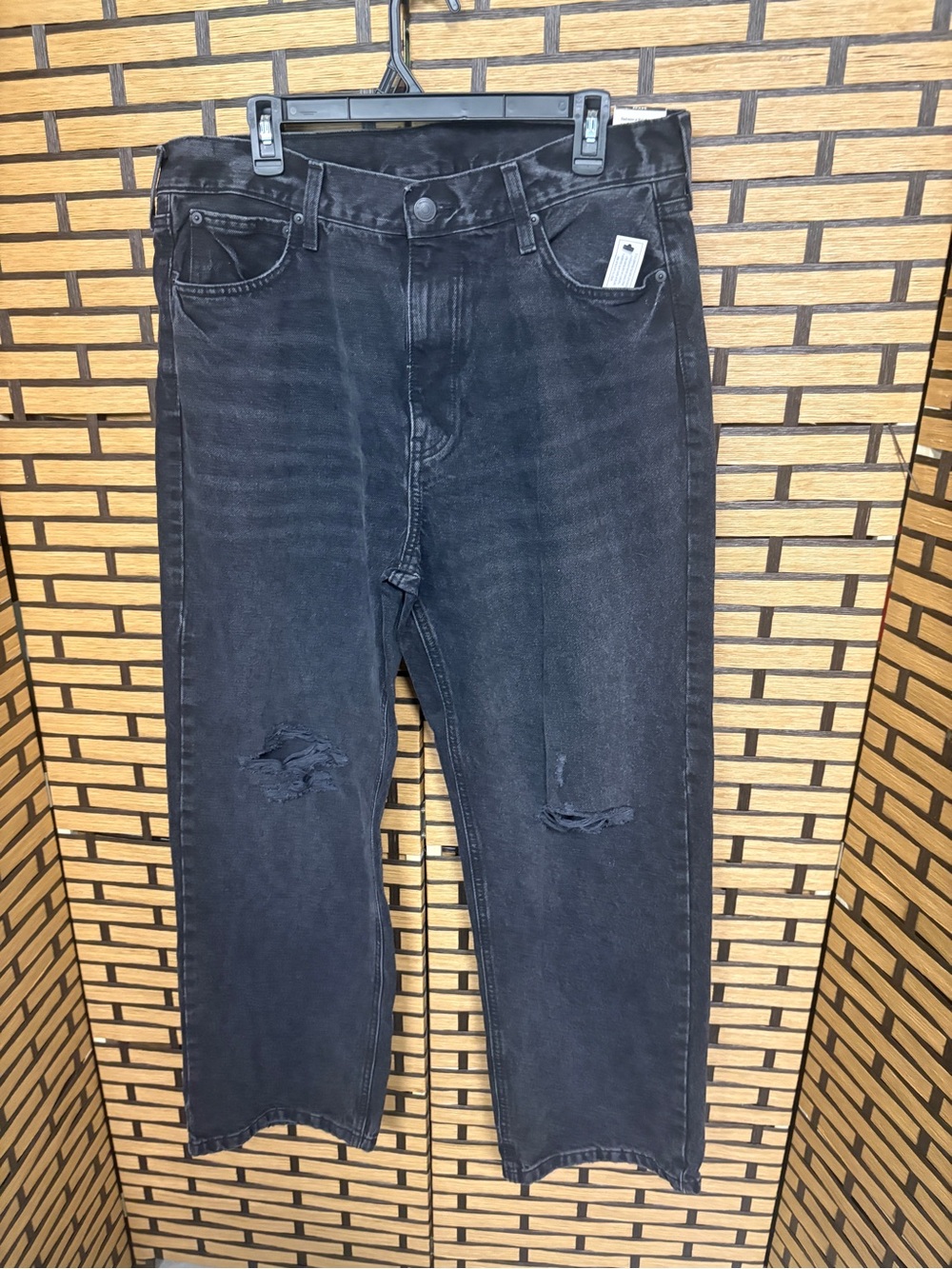 No boundaries black baggy jeans men’s size 34x32